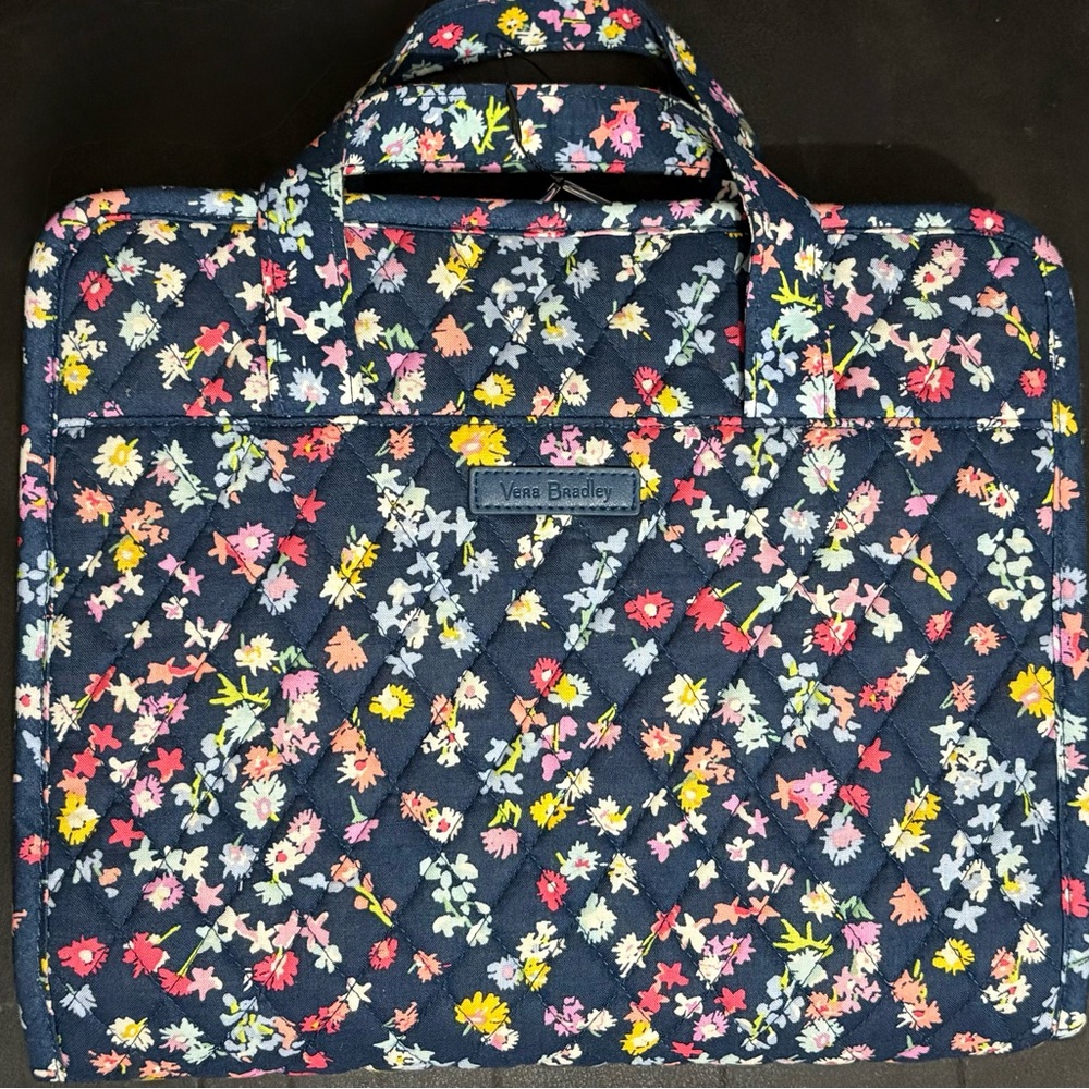 NEW Vera Bradley Navy Floral Foldable Travel Bag